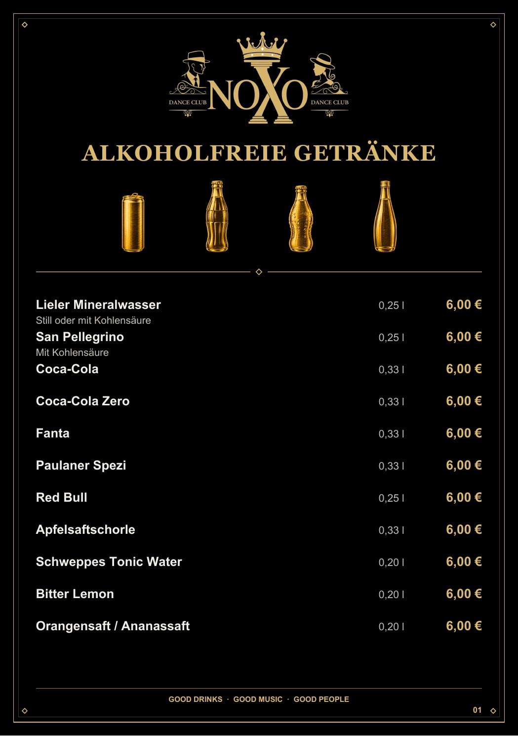 Alkoholfreie Getränke